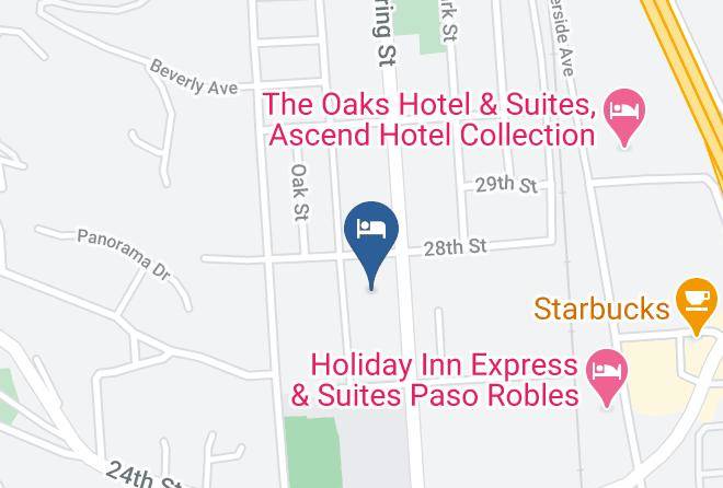San Luis Obispo - Budget Inn Maps