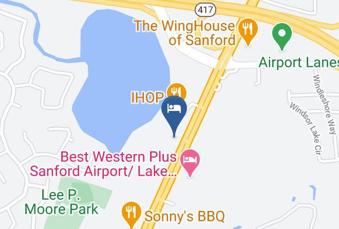 Seminole - Budget Inn Sanford Intl Airport Maps