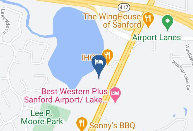 Seminole - Budget Inn Sanford Maps
