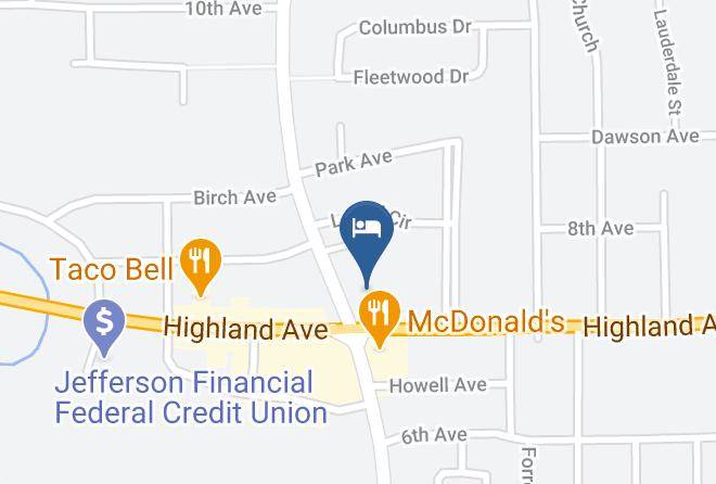 Dallas - Budget Inn Selma Maps