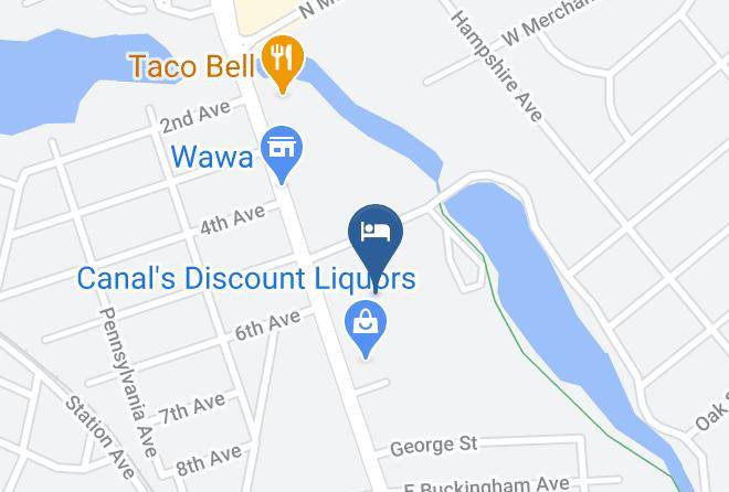 Budget Inn & Suites Map