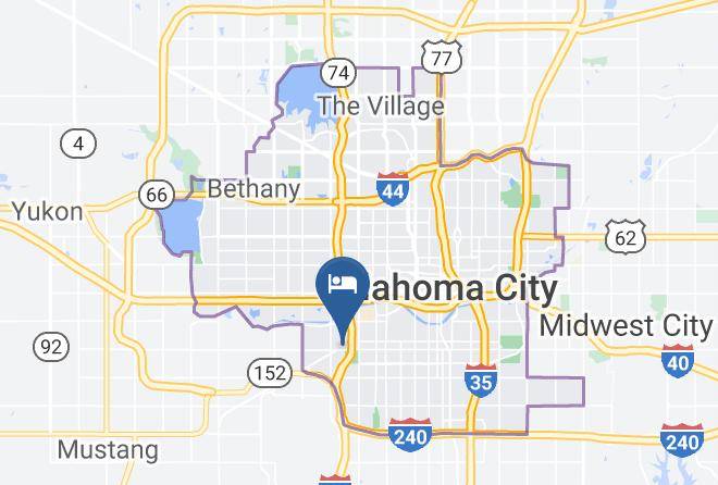 Oklahoma - Budget Inn And Suites Maps