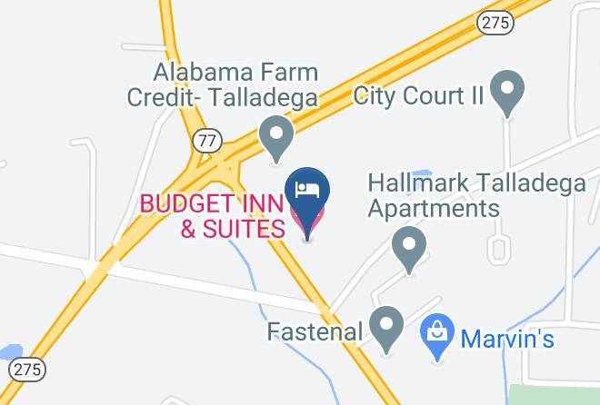 Budget Inn & Suites Map