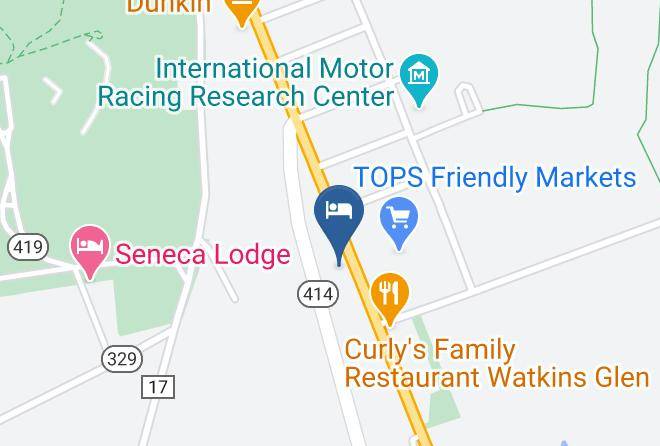 Schuyler - Budget Inn Watkins Glen Maps