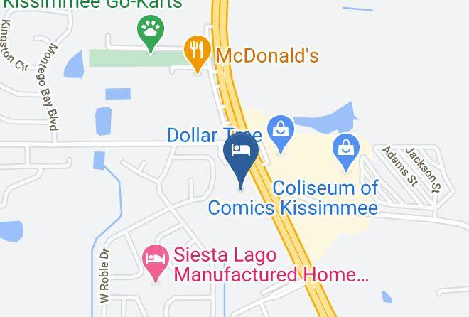 Osceola - Budget Inn West Maps