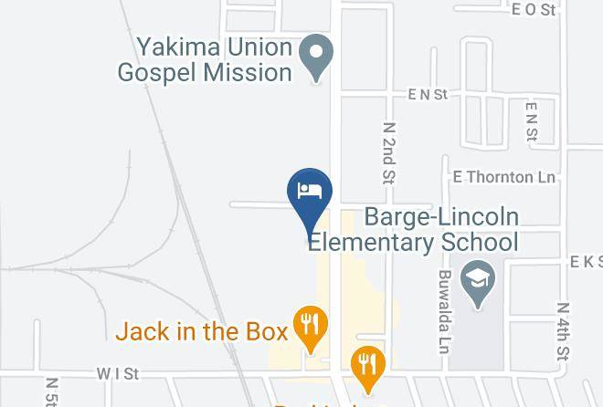 Yakima - Budget Inn Yakima Maps