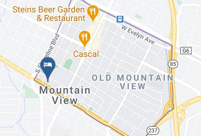 Santa Clara - Budget Motel Maps