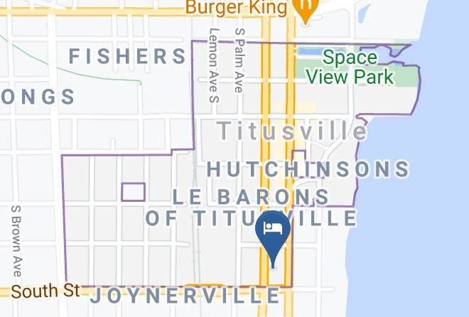 Brevard - Budget Motel Titusville Fl Maps
