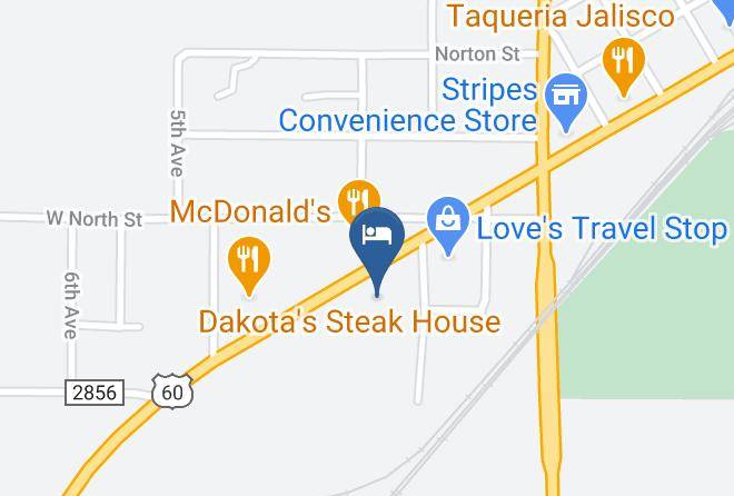 Deaf Smith - Budget Motor Inn Maps