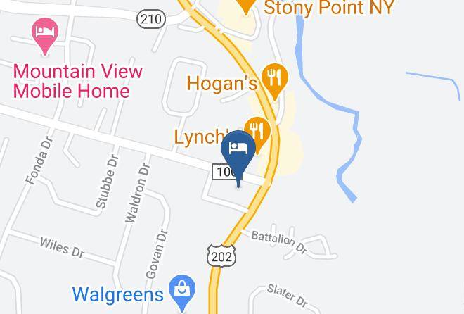 Rockland - Budget Motor Inn Maps