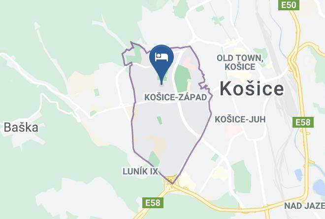 Kosice Zapad - Budget & Students Maps