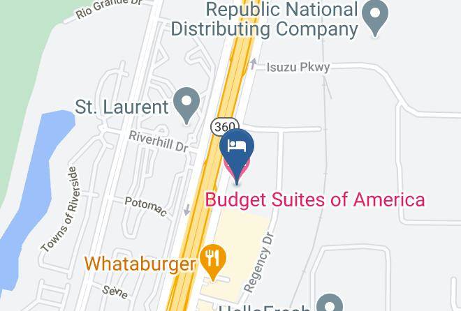 Tarrant - Budget Suites Of America Maps