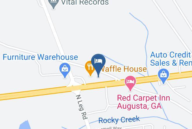 Richmond - Budgetel Fort Gordon Maps