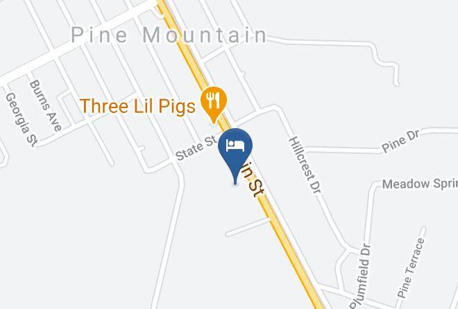 Harris - Budgetel Inn & Suites Pine Mountain Maps