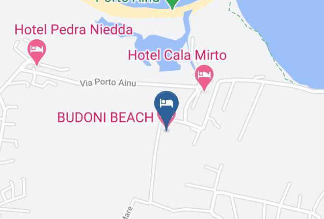 Sassari - Budoni Beach Hotel Maps