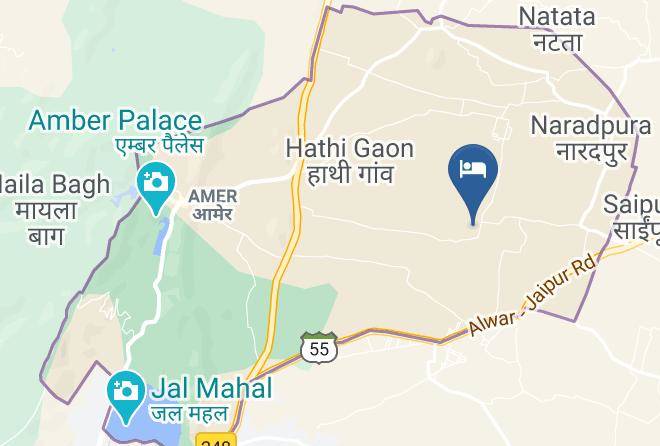 Jaipur - Buena Vista Resort Maps
