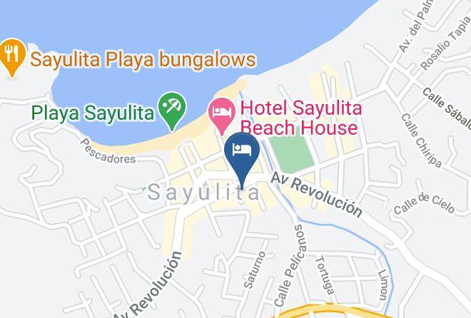Bahia De Banderas - Buenavista Boutique Punta Sayulita Maps