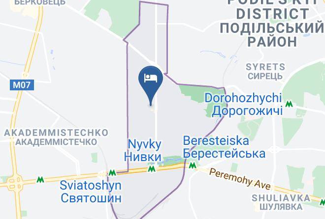 Kyiv - Bufet Stolovaya Nyvky Maps