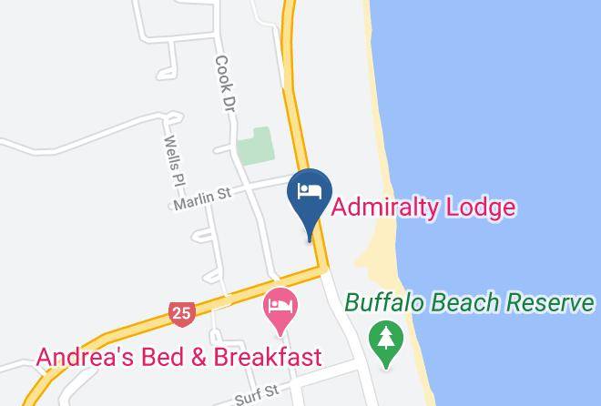 Buffalo Beach Luxury B N B Map
