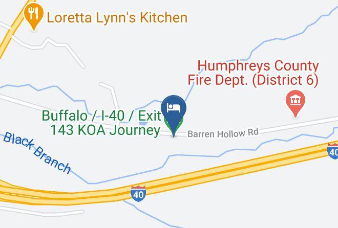 Humphreys - Buffalo I 40 Exit 143 Koa Journey Maps