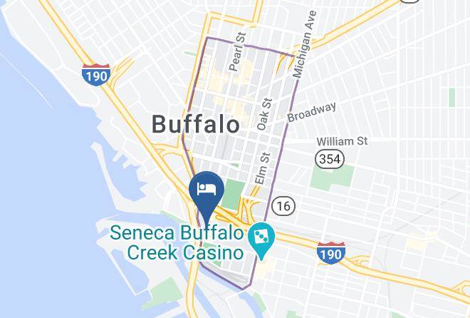 Buffalo Marriott At Lecom Harborcenter Map