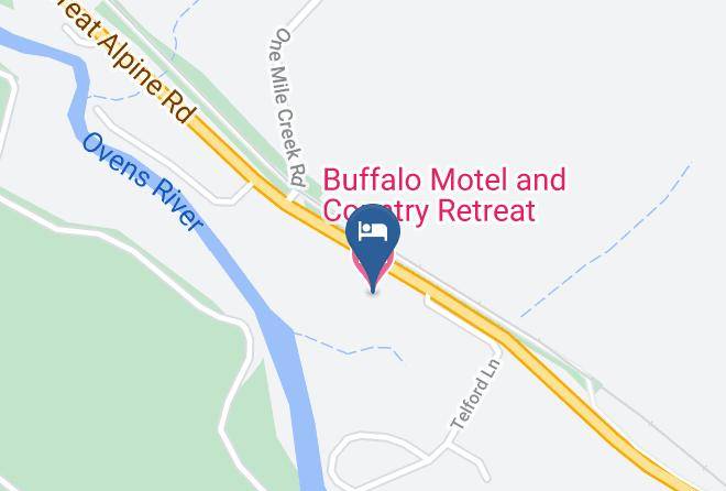 Alpine - Buffalo Motel And Country Retreat Maps