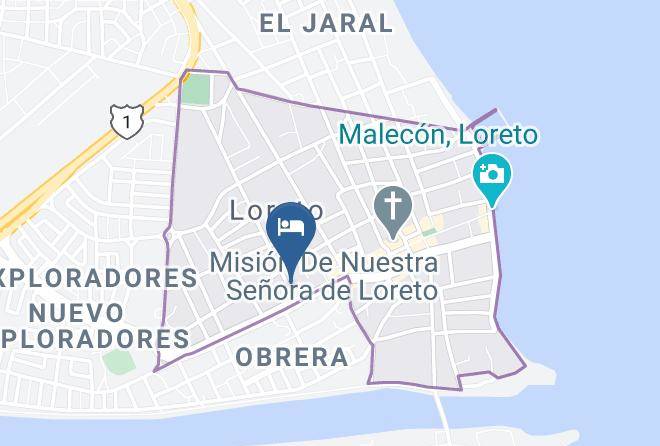 Loreto - Bugambilias Suites Maps