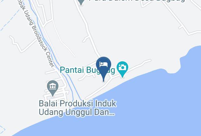 Karangasem Regency - Bugbug Beach Resort Maps