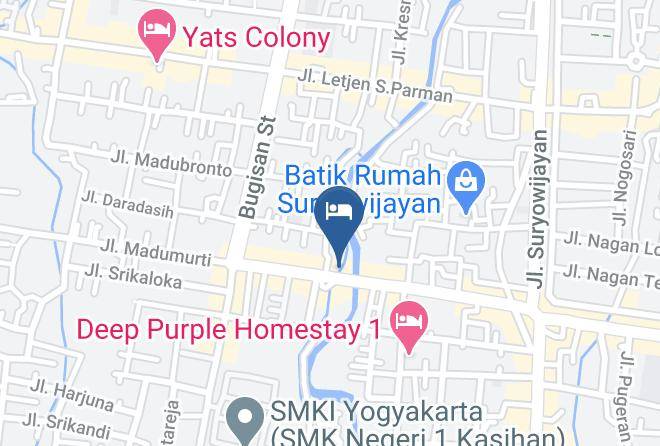Kota Yogyakarta - Bugis Asri Hotel Maps