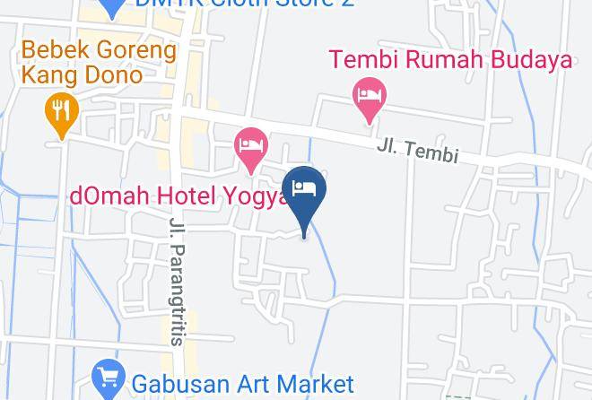 Bantul Regency - Bugis Homestay Maps