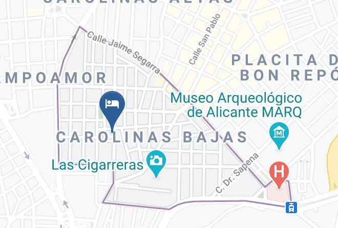 Alicante - Building City Center Maps