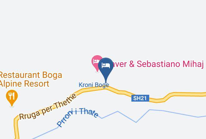 Malesi E Madhe - Bujtina Kroni I Boges Maps