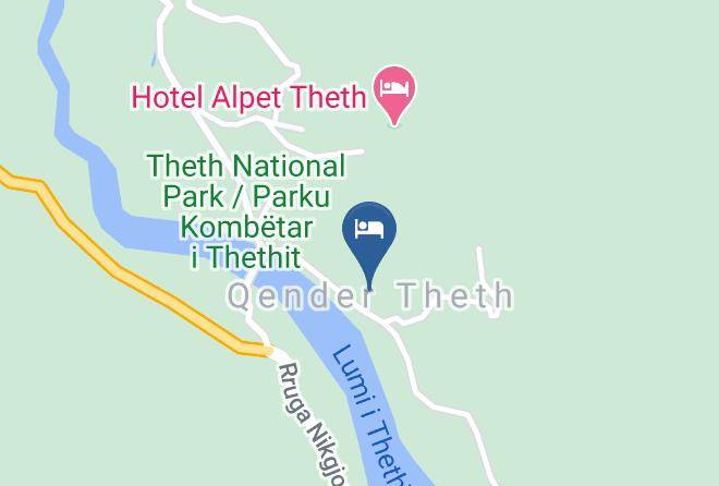 Shkoder - Bujtina Prrockja Theth Maps