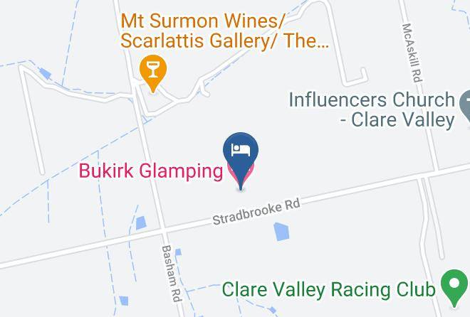 Clare And Gilbert Valleys - Bukirk Glamping Maps