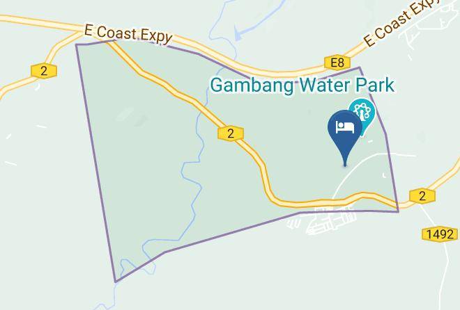 Bukit Gambang Carribean Suites Map