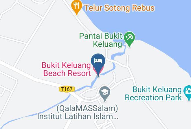 Bukit Keluang Beach Resort Map