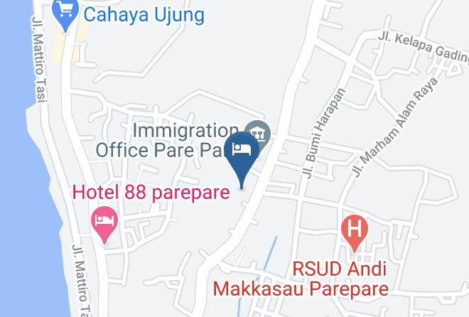 Kota Parepare - Bukit Kenari Hotel & Restaurant Maps