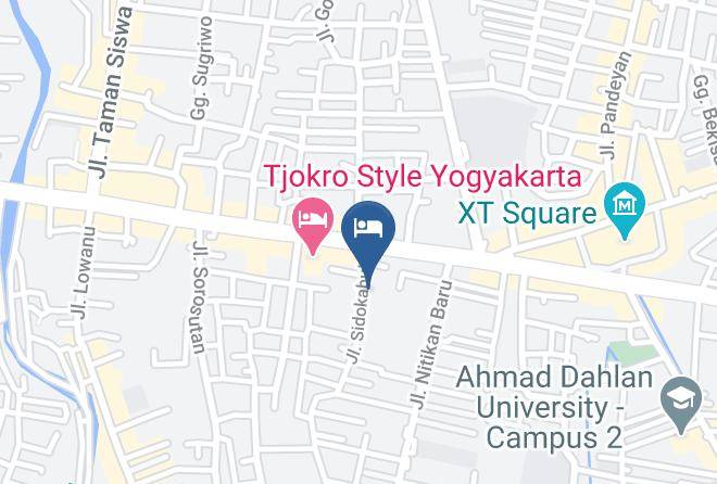Kota Yogyakarta - Bukit Uhud Hotel Maps