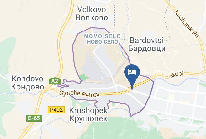 Skopje - Bulevar Hotel Maps