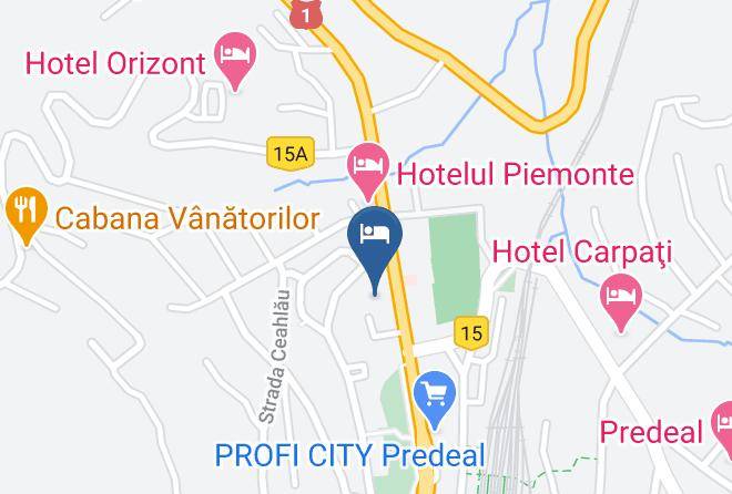Predeal - Hotel Bulevard Predeal Maps