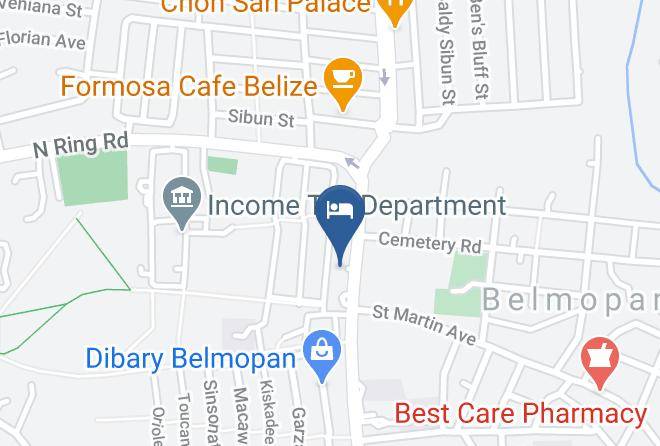 Cayo - Bull Frog Inn Hotel And Restaurant Maps