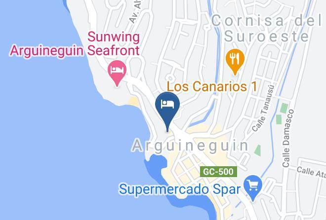 Las Palmas - Bull Hotels Hotel Dorado Beach & Spa Maps