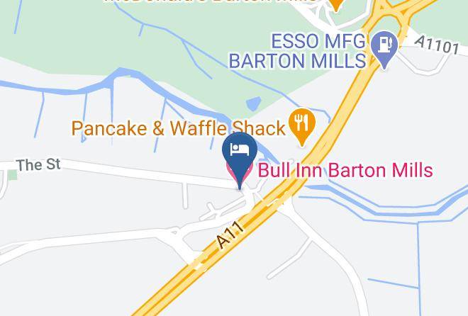 Bull Inn Barton Mills Map