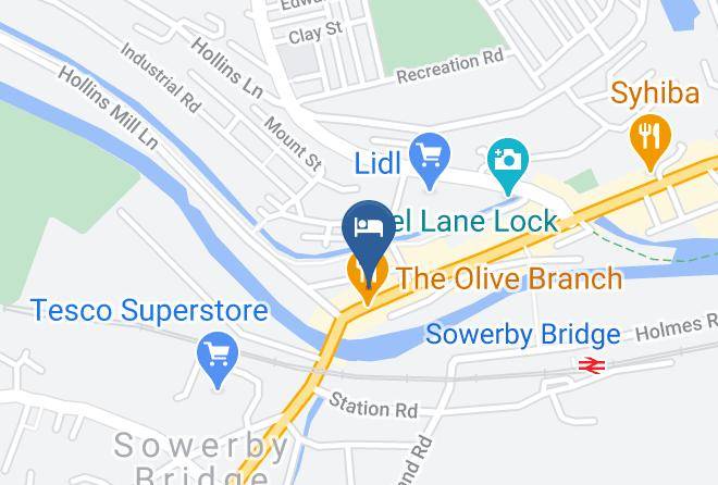 Calderdale - Bull On The Bridge Hotel & Sowerby Taps Maps