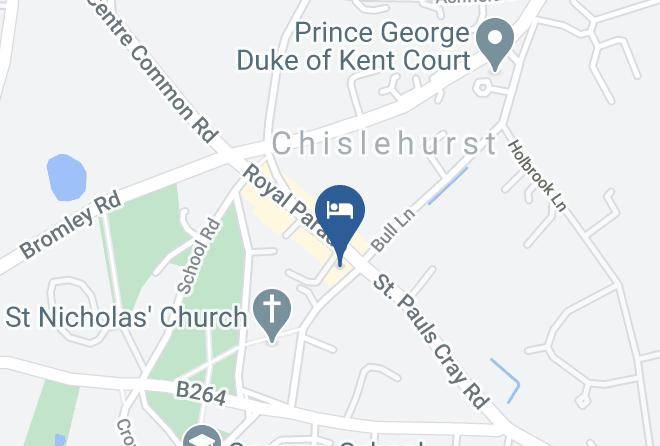 London - The Bull's Head Hotel Chislehurst Maps