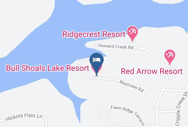 Bull Shoals Lake Resort Map