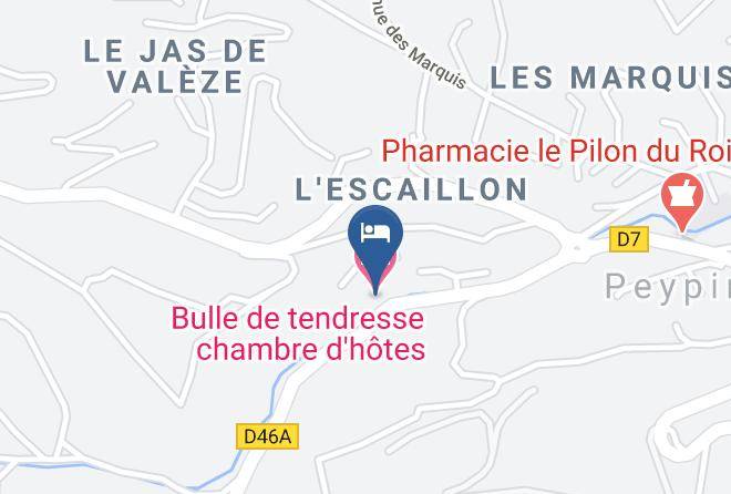 Bouches Du Rhone - Bulle De Tendresse Chambre D'hotes Maps