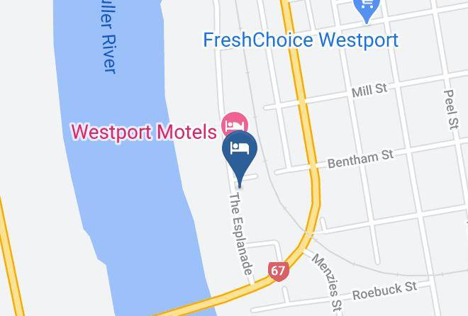 Buller Bridge Motels Map