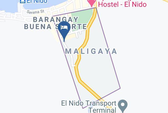 Palawan - Bulul Garden Hotel Maps