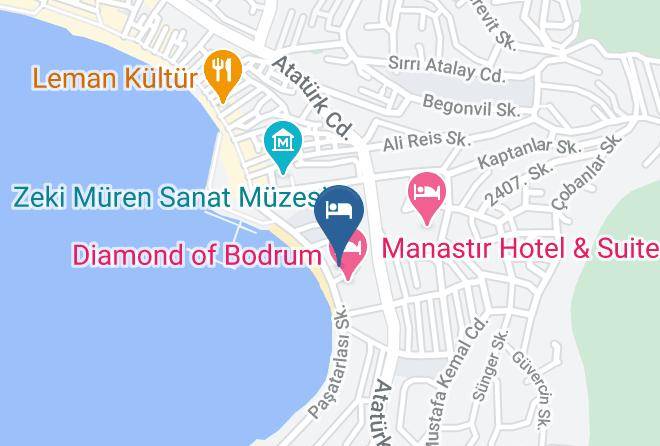 Bodrum - Bumerang Suites Hotel Maps